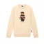 FW24 Organic Embroidered Pullover Filou CV. - Sand brown
