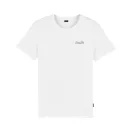Organic Backprint T-Shirt, Filou XCIII. Flying Euro - White Organic Backprint T-Shirt, Filou XCIII. Flying Euro - White