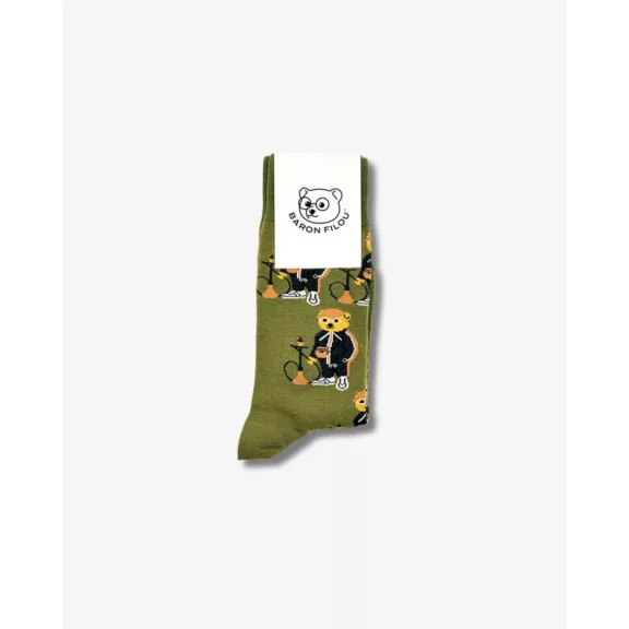 FW24 Knit Socks - Filou LXXXIV. - Olive FW24 Knit Socks - Filou LXXXIV. - Olive