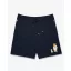 SS25 Embroidered Shorts, Filou CXXIV. - Navy blue