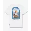 SS25 Backprint T-Shirt, Greek-Framed Filou CXIV. - White
