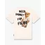 SS25 Oversized Backprint T-Shirt, Need Money - Pearl white