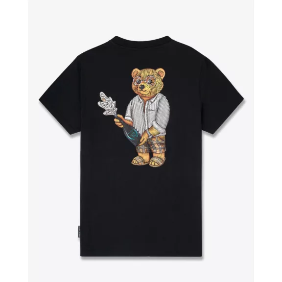 SS25 Backprint T-Shirt with Box Design, Filou CXIV. - Black SS25 Backprint T-Shirt with Box Design, Filou CXIV. - Black