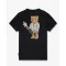 SS25 Backprint T-Shirt with Box Design, Filou CXIV. - Black