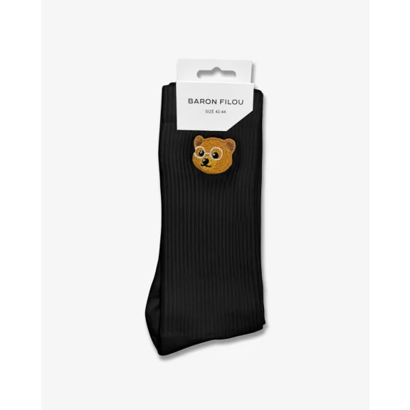 Baron Filou Essential Socks - Black Baron Filou Essential Socks - Black
