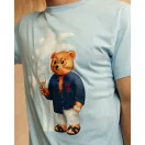SS26 T-Shirt Filou CLXIV. PALMS - Light blue