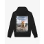 FW26 Backprint Hoodie Filou 187 SPEED NEVER SLEEPS - Black