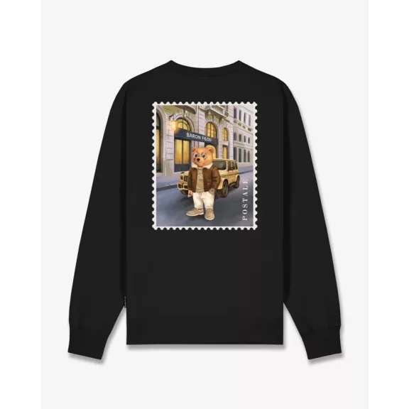 FW26 Backprint Poster Pullover Filou 183 Chalet Owners Club - Black FW26 Backprint Poster Pullover Filou 183 Chalet Owners Club - Black