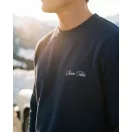 FW26 Backprint Pullover Filou 187 Chalet Owners Club BARON - Oxford Blue
