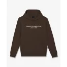 FW26 Backprint Poster Hoodie Filou 183 Chalet Owners Club - Chocolate Brown