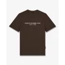 FW26 Backprint Poster T-Shirt Filou 183 Chalet Owners Club - Chocolate Brown