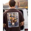 FW26 Backprint Poster T-Shirt Filou 183 Chalet Owners Club - Chocolate Brown