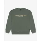 FW26 Oversized Backprint Pullover BOTTLE - Olive Green