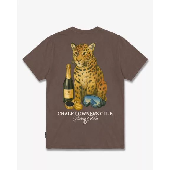 FW26 Oversized Backprint T-Shirt CHEETAH - Chocolate Brown FW26 Oversized Backprint T-Shirt CHEETAH - Chocolate Brown