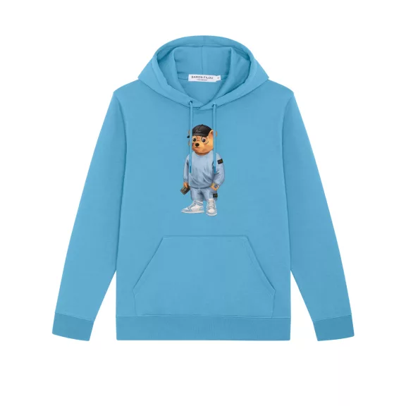 Hoodie Filou LXI. - Soft Ocean Hoodie Filou LXI. - Soft Ocean