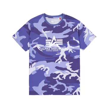 Basic T Camo PP - night purple camo
