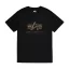 Basic Big Logo Effect Print T-Shirt - black