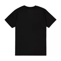 Basic Big Logo Effect Print T-Shirt - black