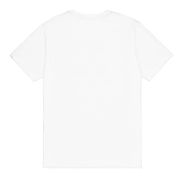 Basic Big Logo Effect Print T-Shirt - white