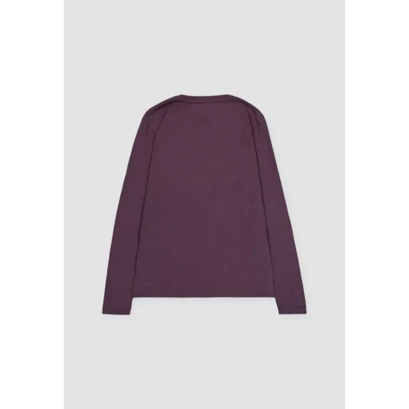 Basic T - LS - plum