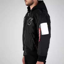 MA-1 VF Hood Dark Side - black/reflective