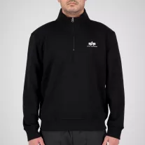 Half Zip Sweater SL - black