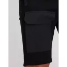 Sweat Nylon Cargo Shorts - black