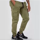 Cotton Twill Jogger - olive