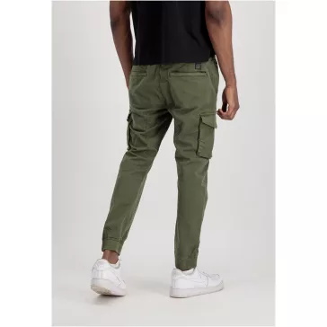 Cotton Twill Jogger - dark olive