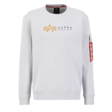Alpha Label Sweater - pastel grey