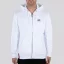 Basic Zip Hoody SL - white