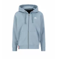 Basic Zip Hoody SL - greyblue