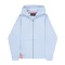 Basic Zip Hoodie SL - artic blue