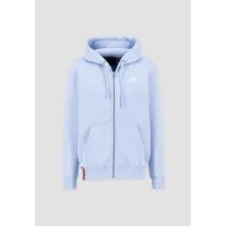 Basic Zip Hoody SL - light blue