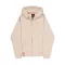 Basic Zip Hoodie SL - organic beige