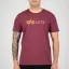 Alpha Label T - burgundy