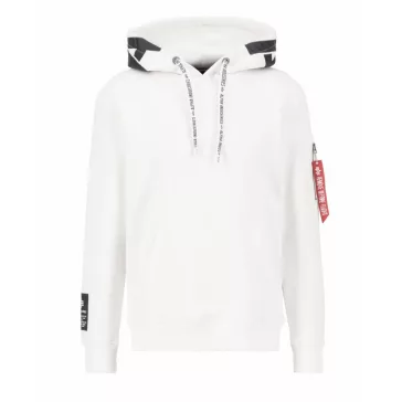 Alpha Hoody - white/black