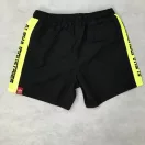 Printed Stripe Swim Short - black