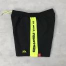 Printed Stripe Swim Short - black