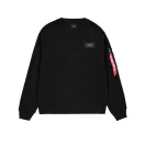 Back Print Sweatshirt - black