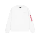 Back Print Sweatshirt - white