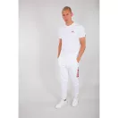 Backprint T - white/red