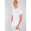 Backprint T - white/red