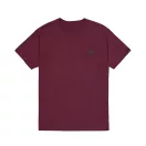 Backprint T - dark cherry