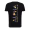 Backprint T Camo Print - black/orange