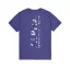 Backprint Camo Print T-Shirt - night purple