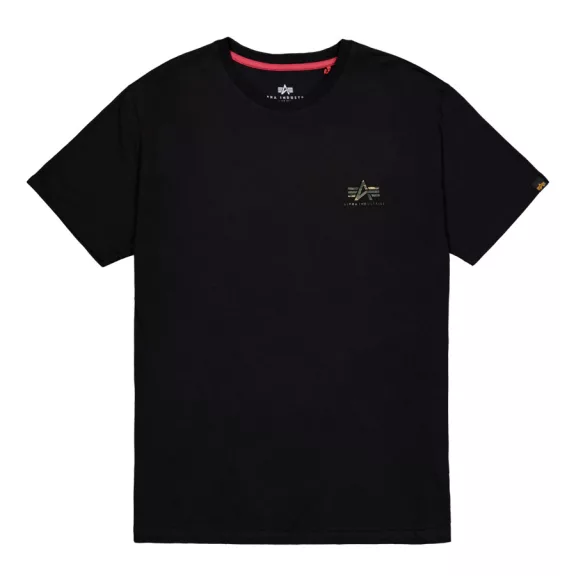 Backprint Mirror Camo T-Shirt - black