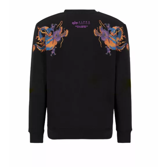 Dragon EMB Sweater - black Dragon EMB Sweater - black