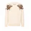 Dragon EMB Sweater - jet stream white