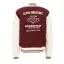 Varsity Air Force Jacket - burgundy